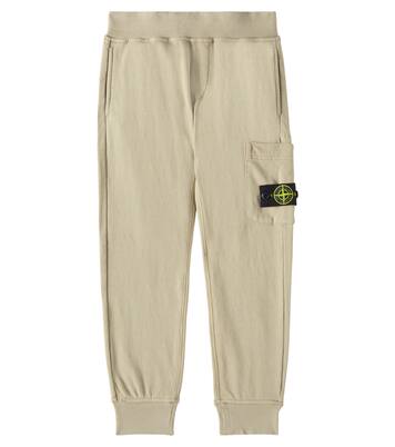Compass cotton sweatpants | Stone Island Junior