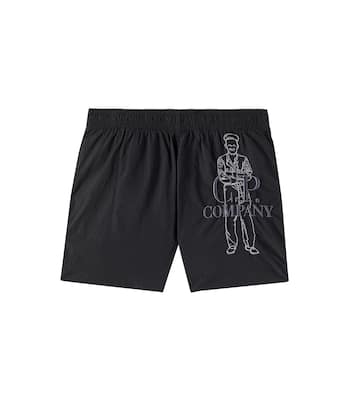 Logo swim trunks | C.P. Company Kids