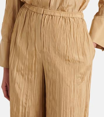 Pantalon ample Thoresby en soie | Joseph