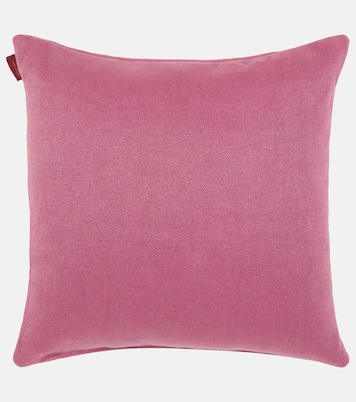 Pegaso embroidered linen cushion | Etro
