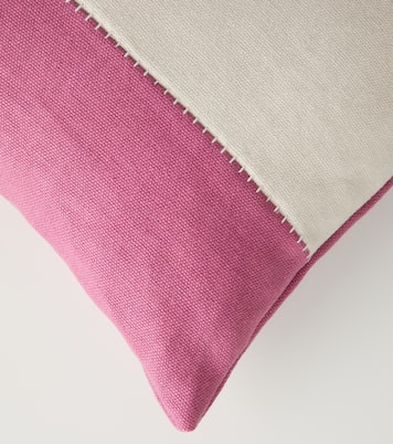 Pegaso embroidered linen cushion | Etro