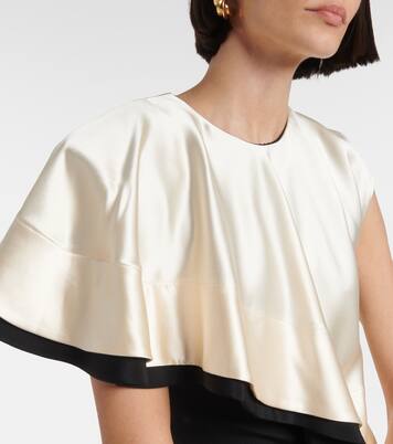 Robe longue Topolino en soie | Altuzarra