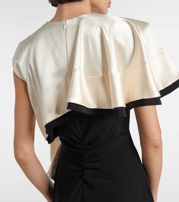 Robe longue Topolino en soie | Altuzarra