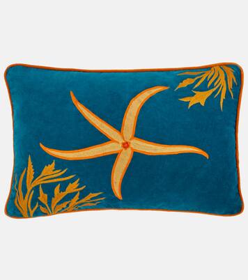 Cuscino ricamato Starfish | Les-Ottomans