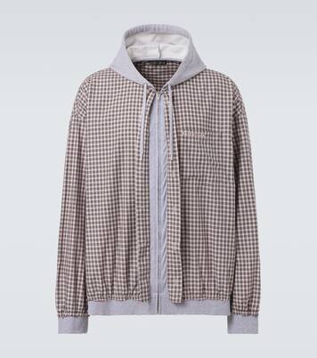Veste en coton à carreaux | Balenciaga