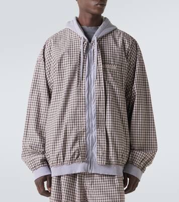 Veste en coton à carreaux | Balenciaga