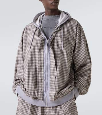 Veste en coton à carreaux | Balenciaga