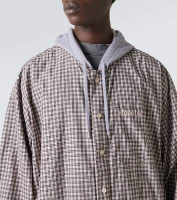 Veste en coton à carreaux | Balenciaga