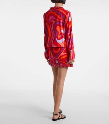 Marmo embellished cotton terry jacket | Pucci