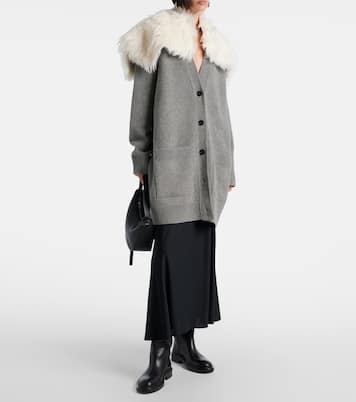 Cardigan aus einem Wollgemisch | Jil Sander