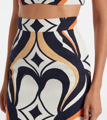 Baia Jive cotton midi skirt | La DoubleJ