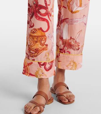 Pantalon droit Nautical Wonder imprimé | Farm Rio