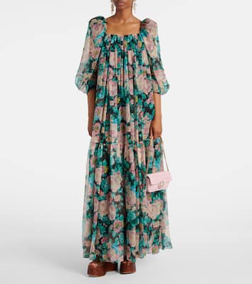 Verzierte Clutch Jeu de Fille aus Raffiabast | Roger Vivier