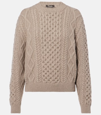 Eyre Aran cashmere sweater | Loro Piana