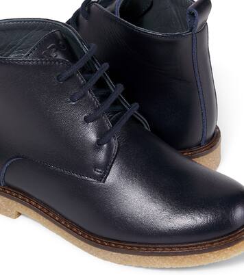 Dao leather lace-up boots | Bonpoint