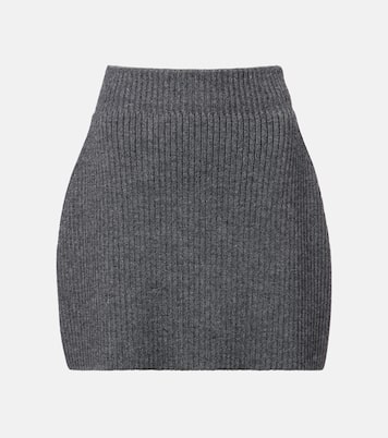 Ribbed-knit wool and alpaca-blend miniskirt | Givenchy