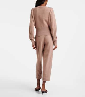 Cropped-Hose Rose Island aus Kaschmir und Leinen | Loro Piana