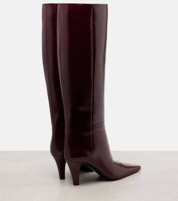 Jill 75 leather knee-high boots | Saint Laurent