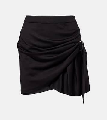 Rosaria draped virgin wool miniskirt | Isabel Marant