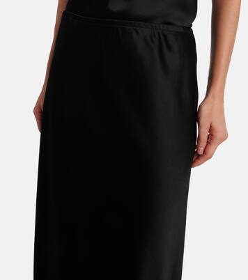 Maxirock Barb aus Satin | Leset