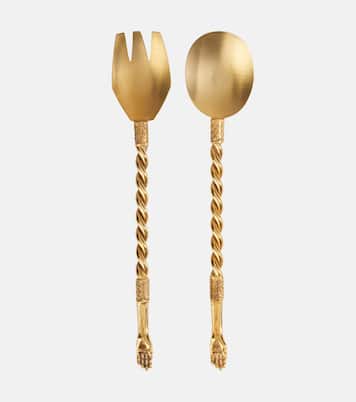 Gold-plated 2-piece utensils set | Natalia Criado