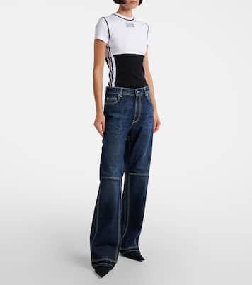 High-Rise Wide-Leg Jeans  | Jean Paul Gaultier