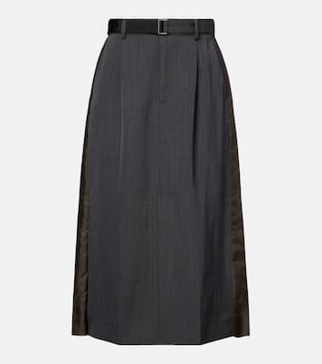 Paneled midi skirt | Sacai
