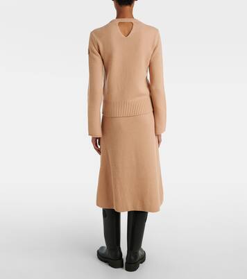 Cutout wool and cashmere sweater | Moncler