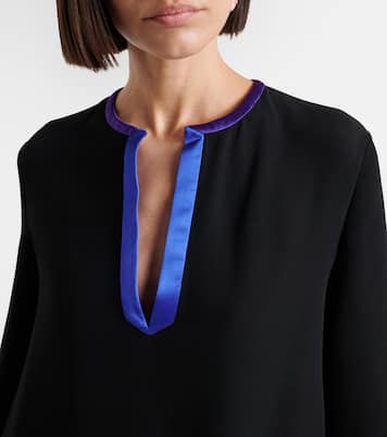 Abito midi VGold in Cady Couture | Valentino