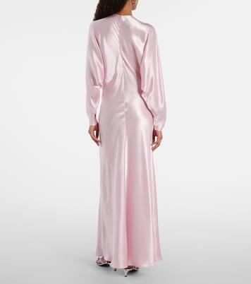 Naomie satin maxi dress | Fforme