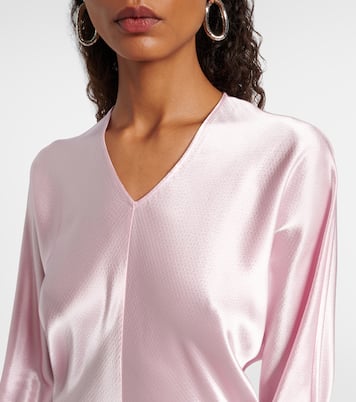 Naomie satin maxi dress | Fforme