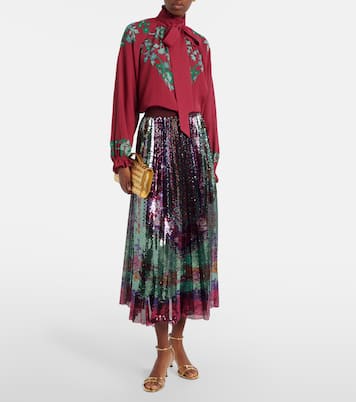 Midirock Accordian mit Pailletten | La DoubleJ