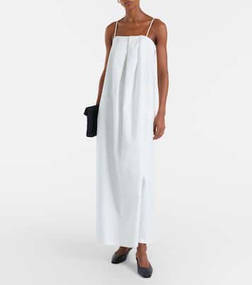 Maxikleid Solid Voluminous aus Baumwolle | Adriana Degreas