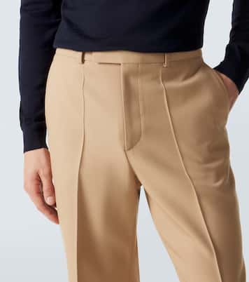 Pantaloni flared in gabardine di lana vergine | Valentino