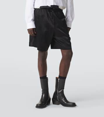 Gathered Bermuda shorts | Dries Van Noten