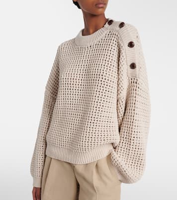 Cotton-blend sweater | Brunello Cucinelli