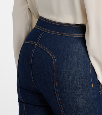 Luna belted flared jeans | Zimmermann