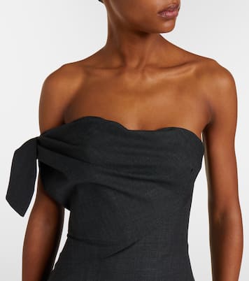 Bow-detail wool cocktail dress | Givenchy