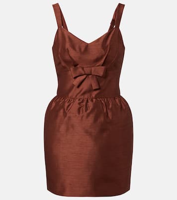 Bow-detail minidress | Shushu/Tong