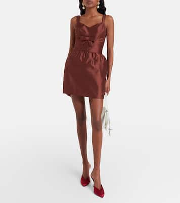 Bow-detail minidress | Shushu/Tong