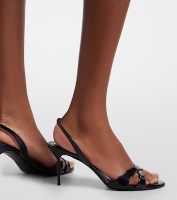 Slingback-Sandalen Lidia aus Lackleder | Paris Texas