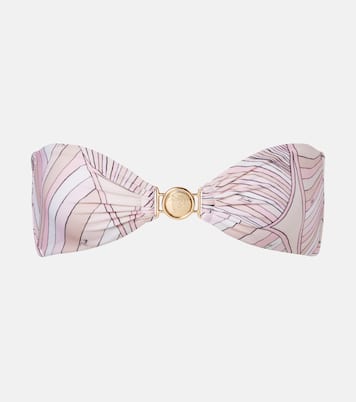 Iride bandeau bikini top | Pucci