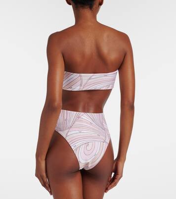 Iride bandeau bikini top | Pucci