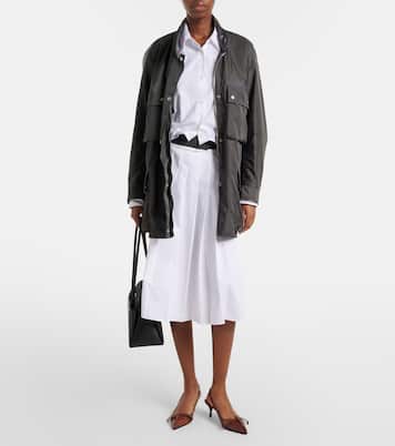 Leather slingback pumps | Prada