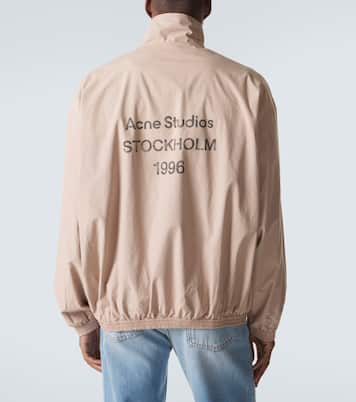 Veste en popeline de coton à logo | Acne Studios