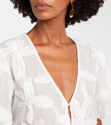 Coast Shell cotton crop top | Farm Rio