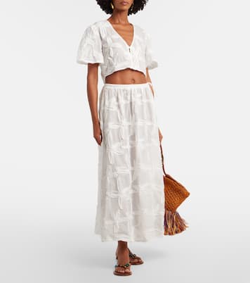 Coast Shell cotton crop top | Farm Rio