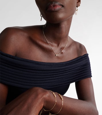 Move Uno 18kt gold necklace with diamonds | Messika