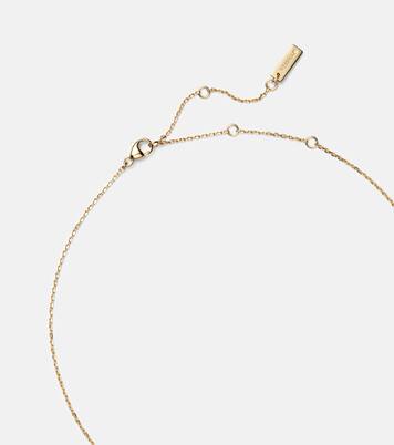 Move Uno 18kt gold necklace with diamonds | Messika