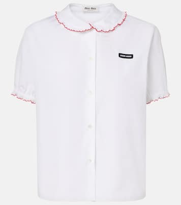 Hemd aus Baumwollpopeline | Miu Miu
